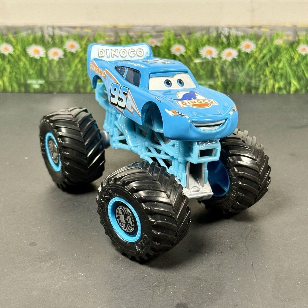 Disney Pixar Cars Custom Monster Truck Bling Bling Lightning McQueen Chip